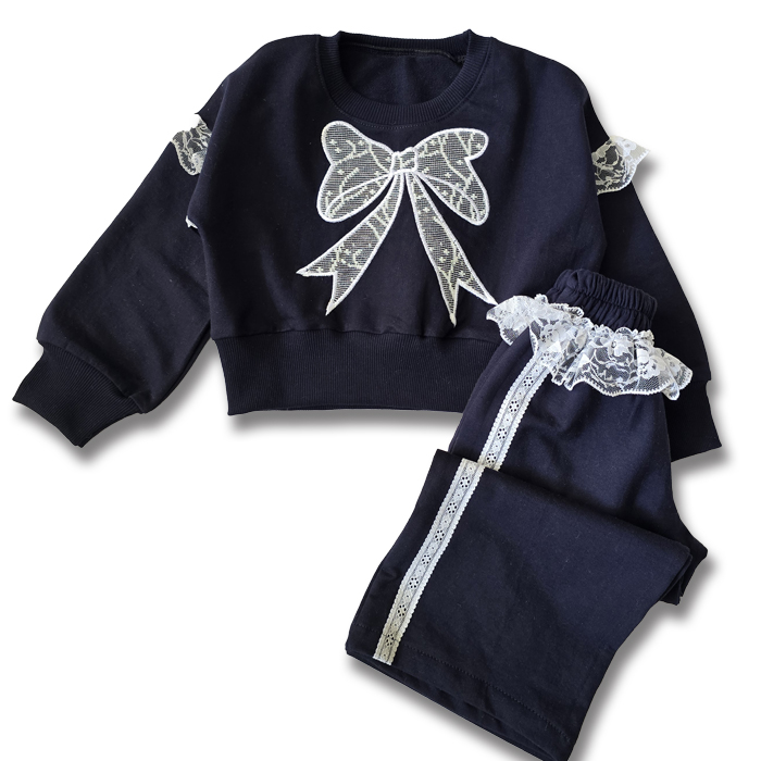 کراپ و شلوار پاپیون 